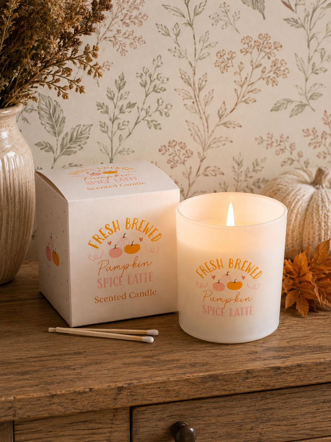 Pumpkin Spice Latte Scented Candle