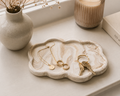 Marbled Cloud Trinket Tray – Handmade Neutral Decor