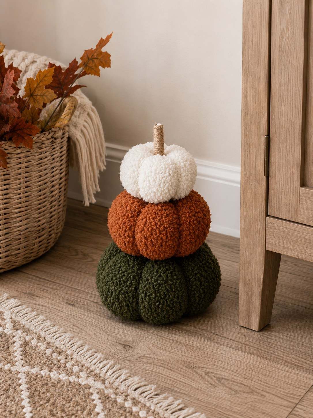 Sherpa Pumpkin Stack 22cm