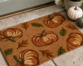Autumn Pumpkin Coir Doormat – 45 × 75cm