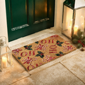 Ho Ho Ho Candy Cane Christmas Coir Doormat
