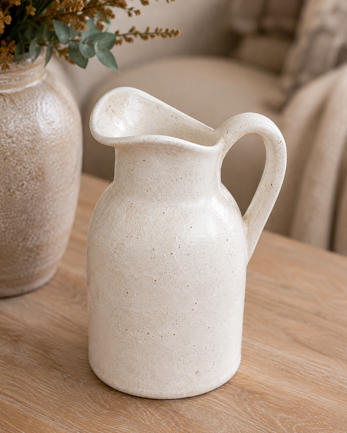 Textured Florence Tall Jug, 23cm