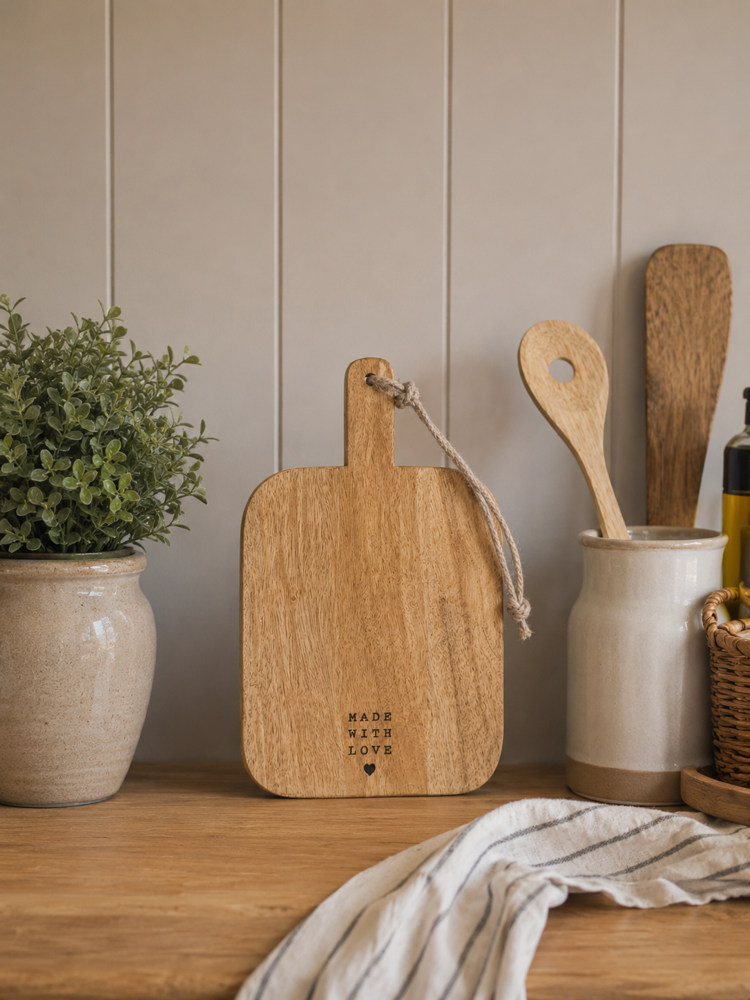 Made With Love Wooden Chopping & Serving Board