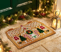 Gingerbread Cottage Christmas Coir Doormat