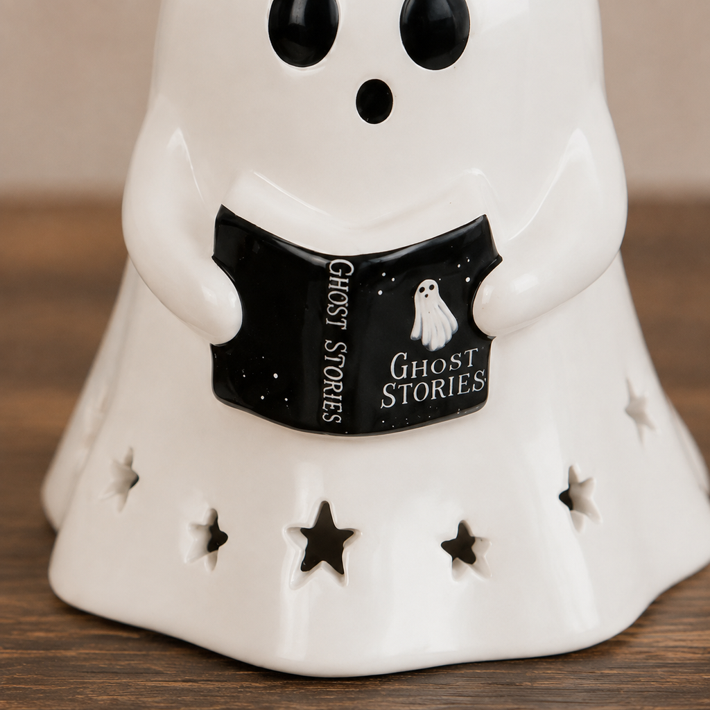 Ghost Stories Ceramic Tealight & Incense Cone Holder