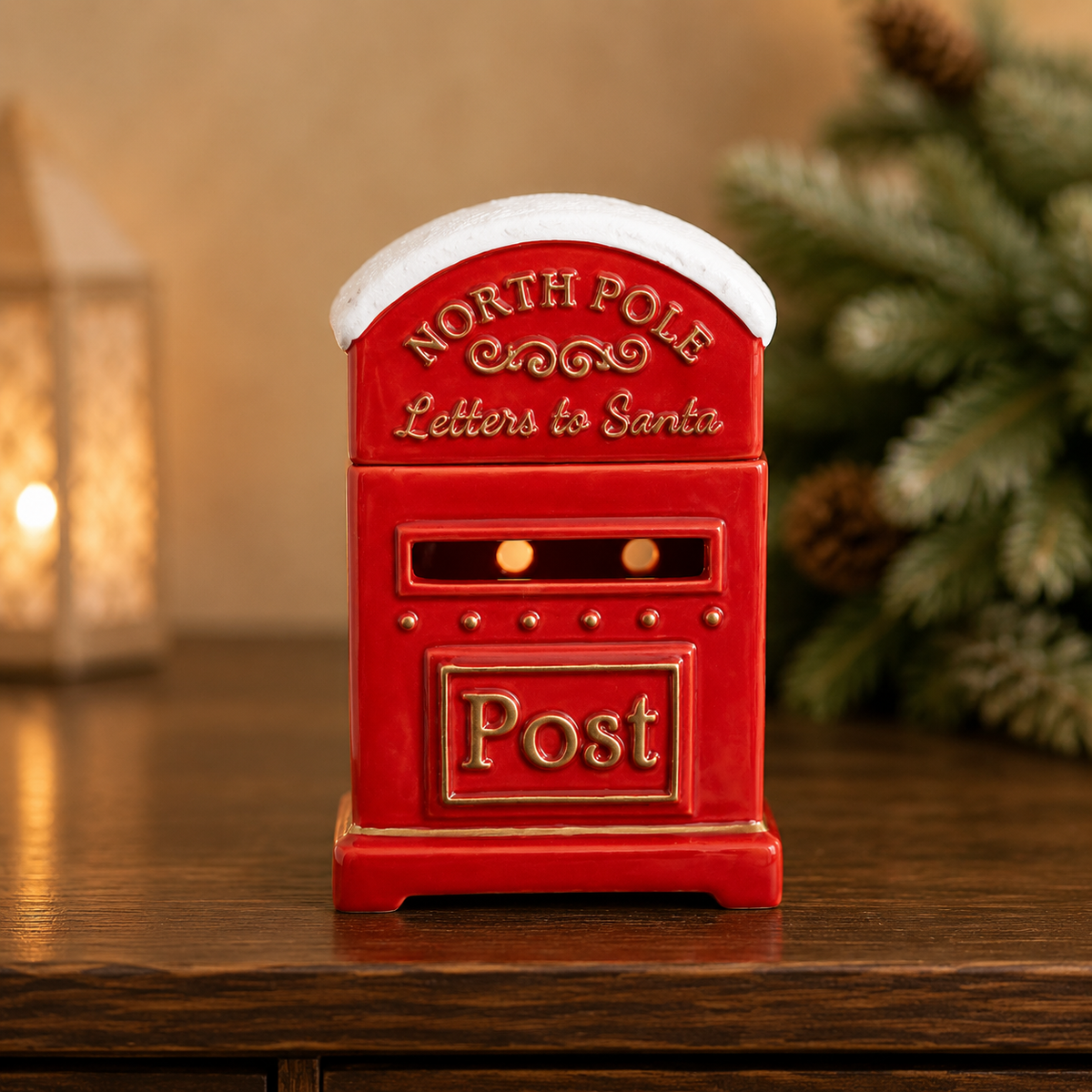 Letters to Santa Christmas Post Box Oil Burner