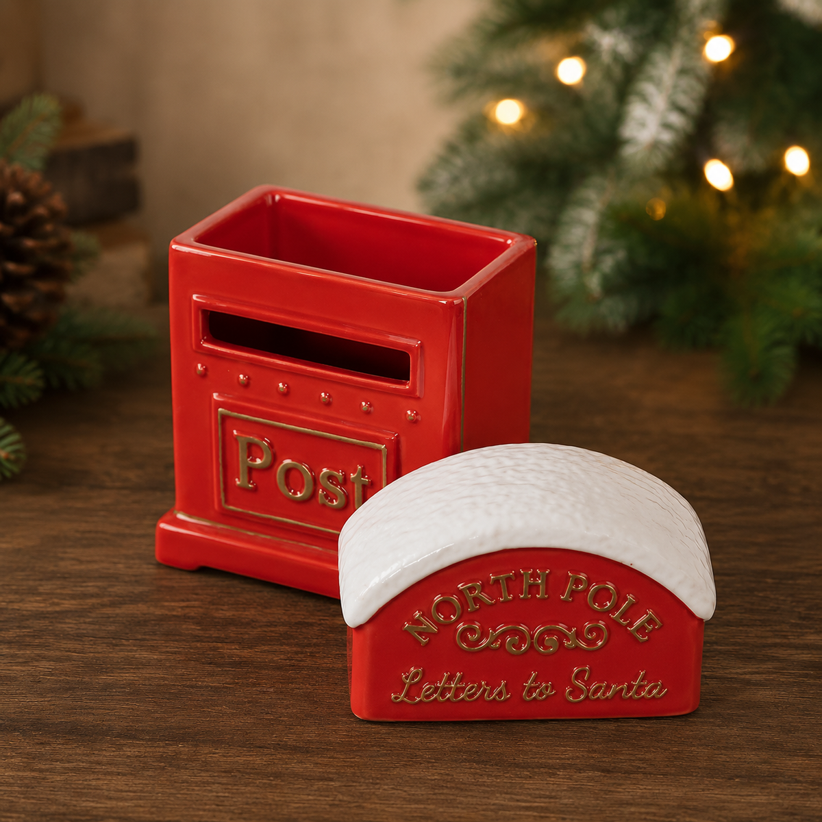 Letters to Santa Christmas Post Box Oil Burner