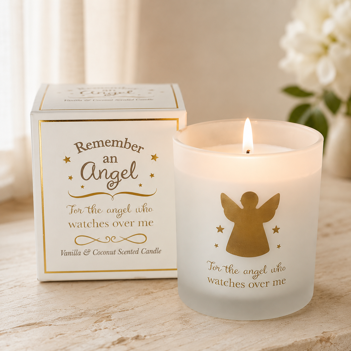 Remember an Angel Vanilla & Coconut Scented Candle