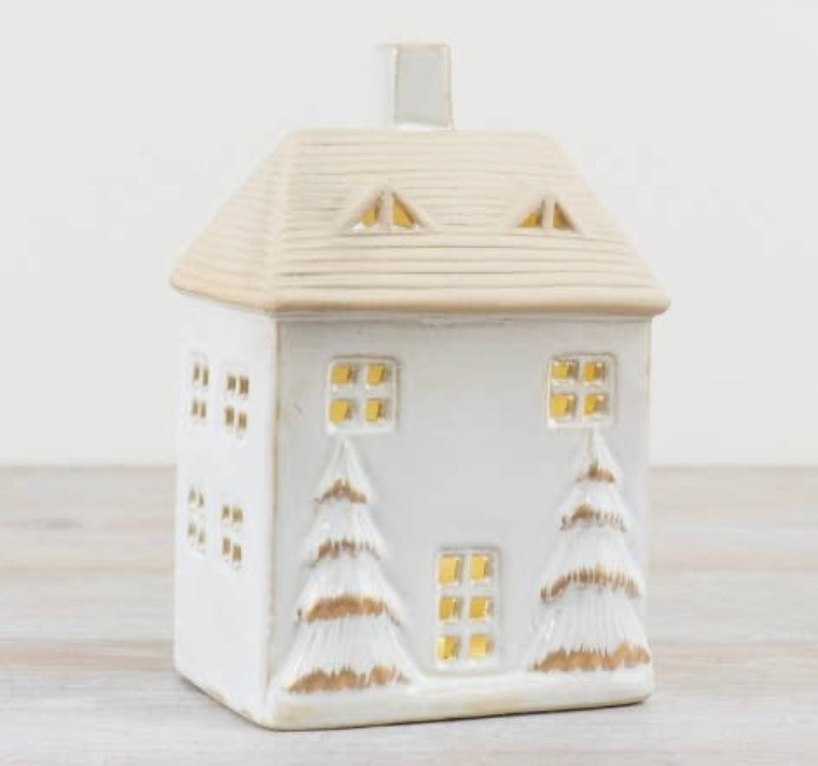 Christmas Cottage LED House – Tall