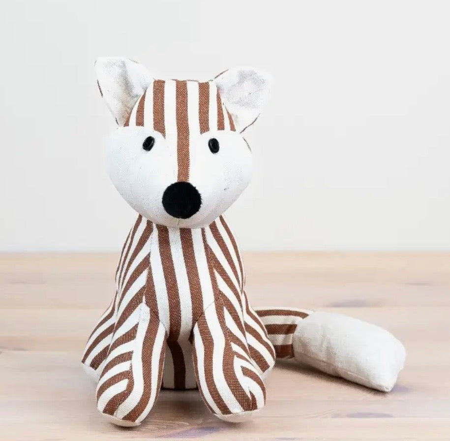 Striped Fox Doorstop