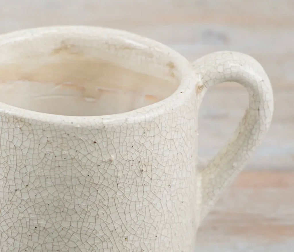 Jolee Crackle Glaze Jug – 19cm