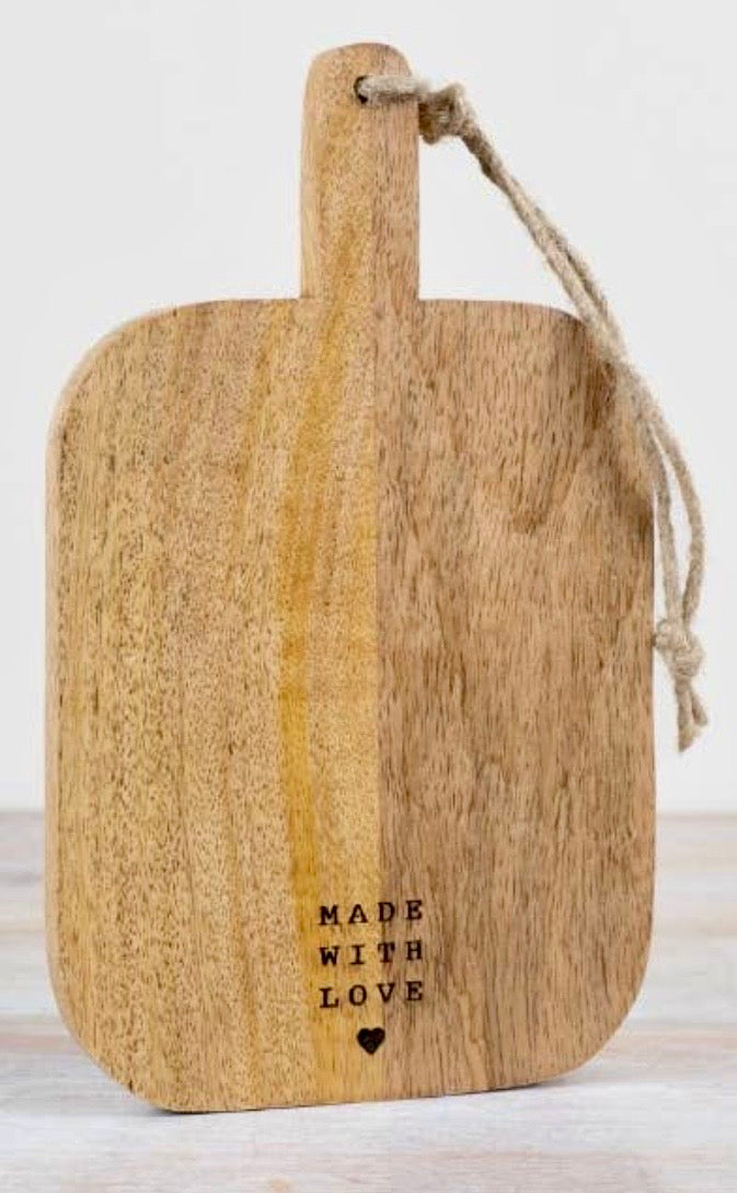 Made With Love Wooden Chopping & Serving Board
