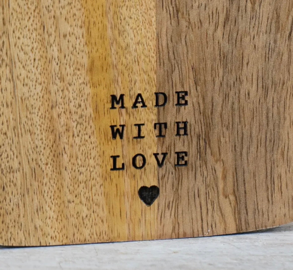 Made With Love Wooden Chopping & Serving Board