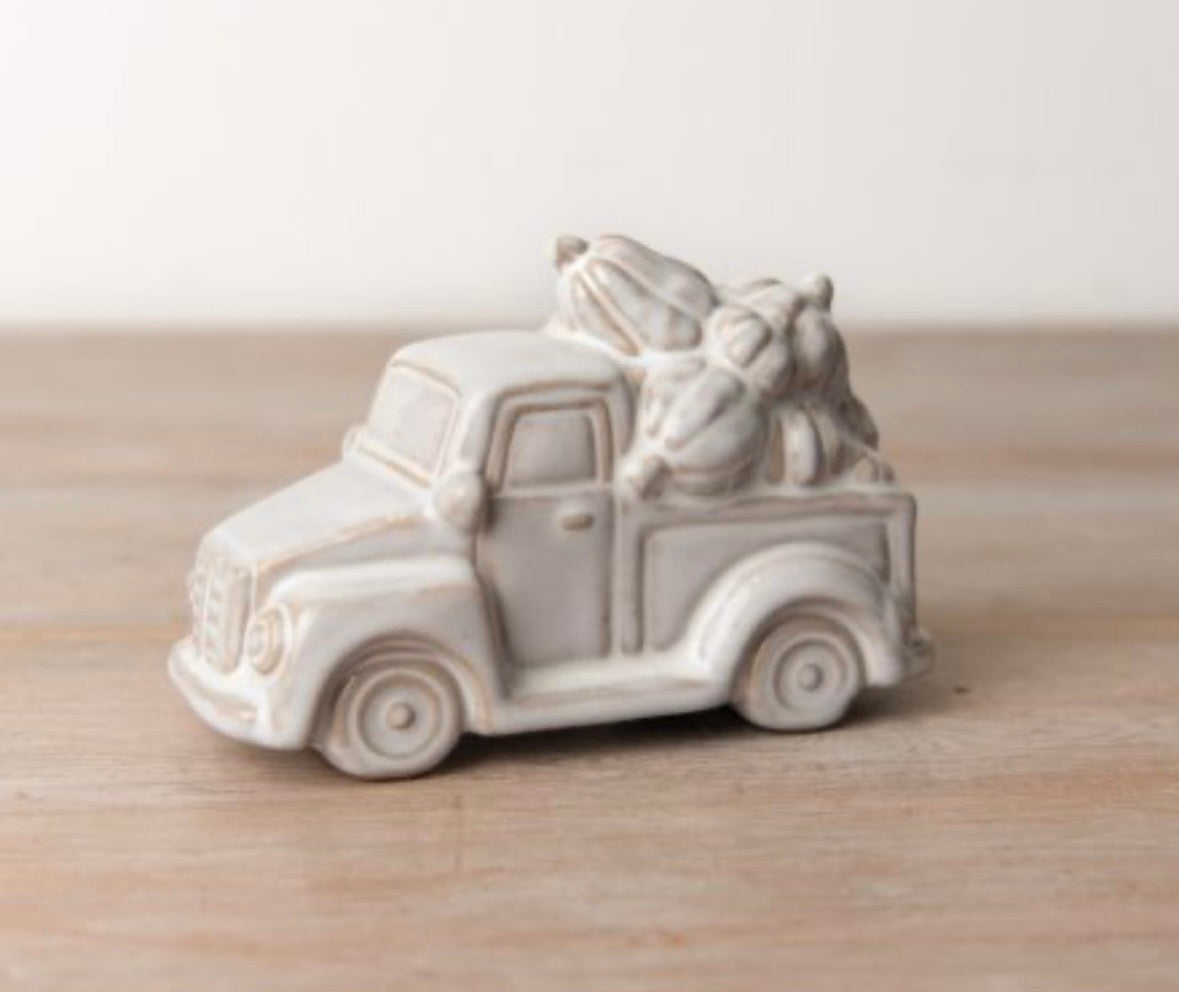Ceramic Pumpkin Truck – Autumn Home Decor
