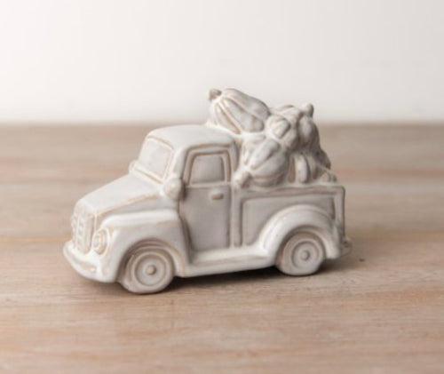 Ceramic Pumpkin Truck – Autumn Home Decor