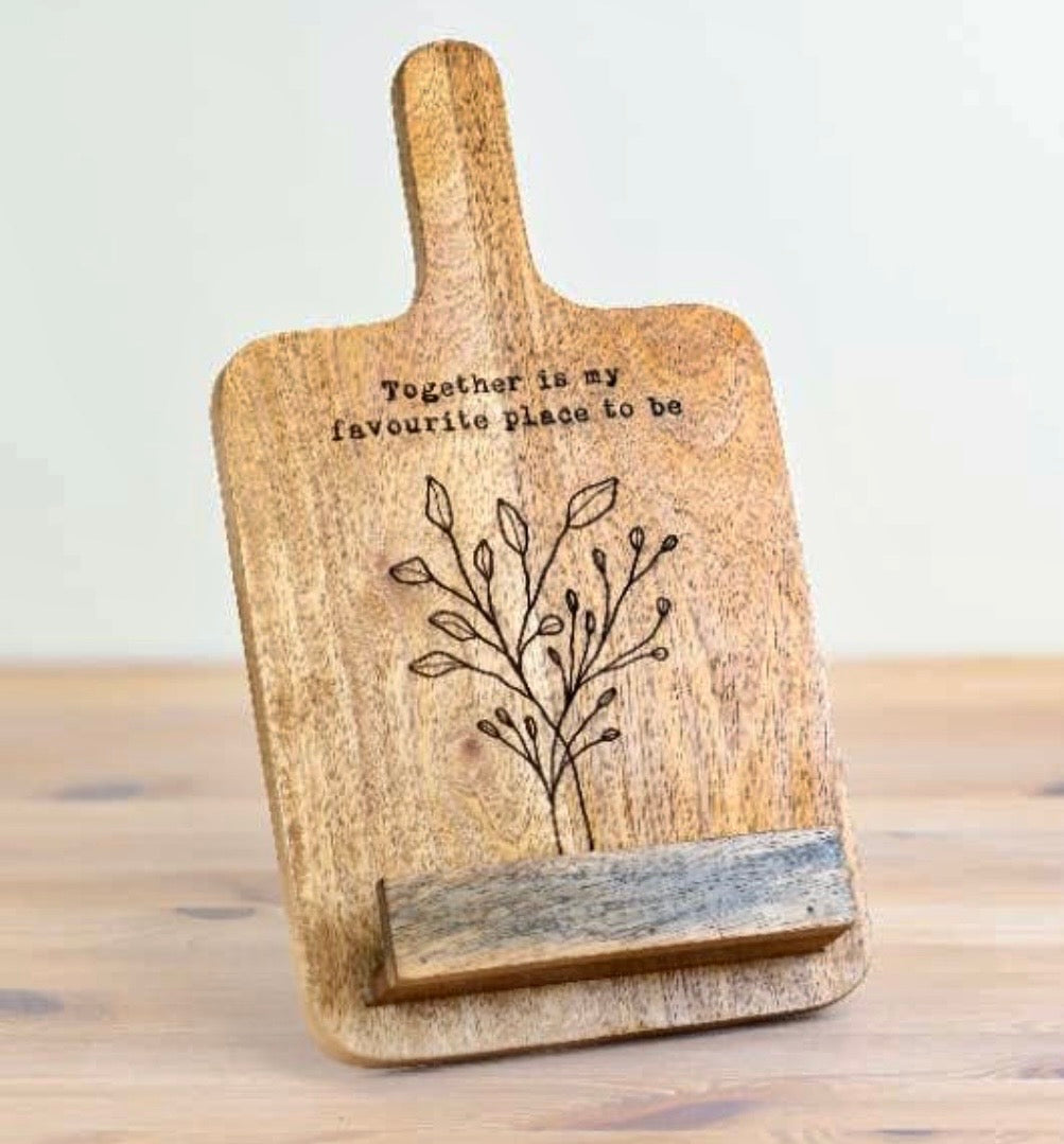 Together Wooden Recipe & Cookbook Stand – 32cm